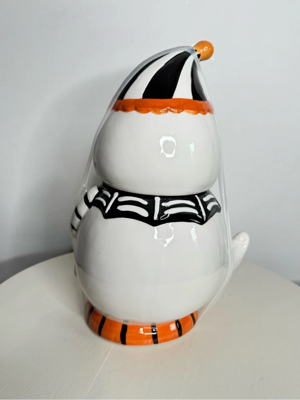 Retro Ghost Cookie Jar Jack O’Lantern Lane  Halloween Decor